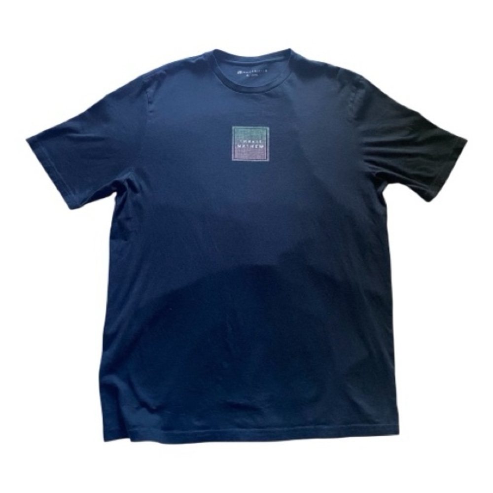 TRAVIS MATHEW-MENS XL-NAVY BLUE T-SHIRT